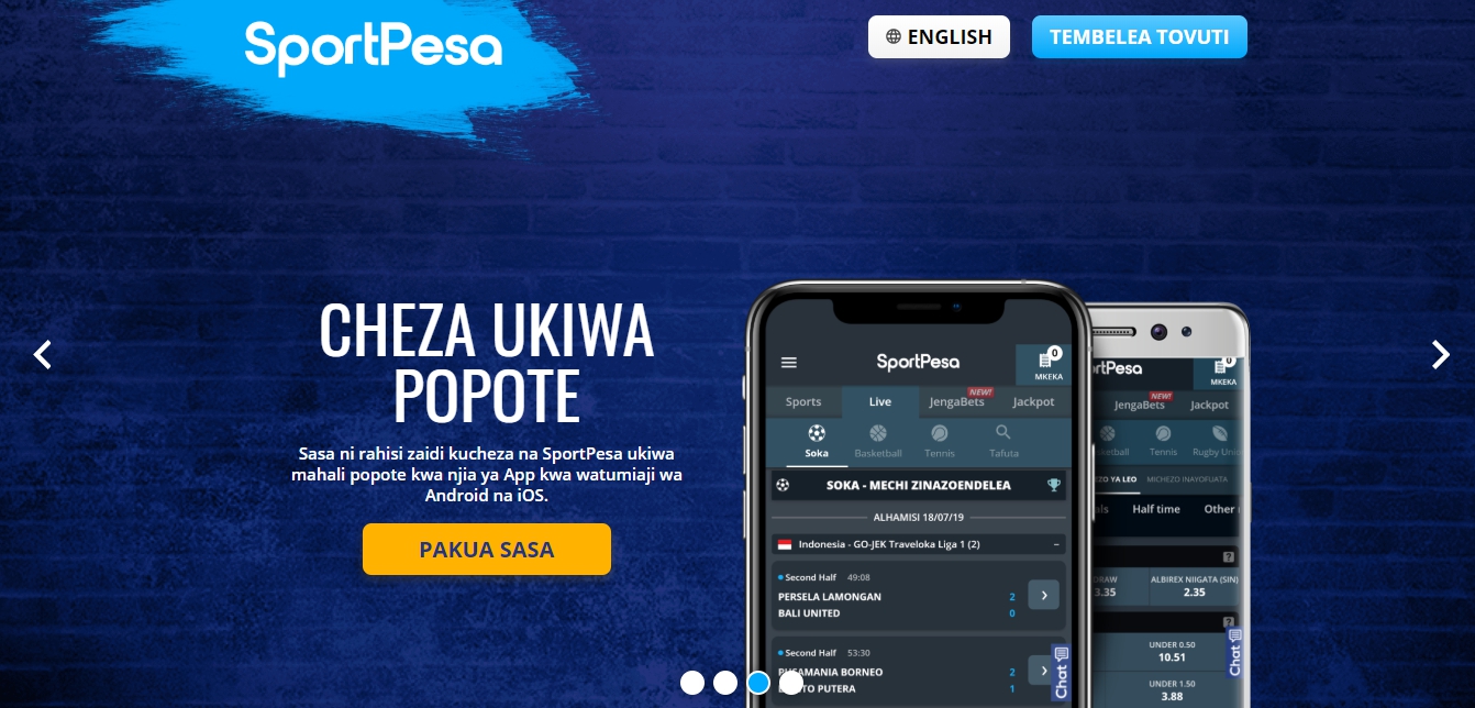 Mobile site SportPesa